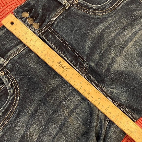 Warehouse One women’s size 16+ reg Dark Blue Skinny capri Jeans / pants - Picture 8 of 15